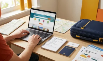 Como planejar uma viagem pessoa organizando orçamento, passagem e hospedagem antes de viajar