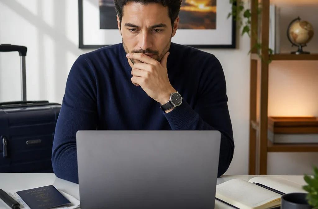 Como funciona transferência bonificada de pontos e quando aproveitar - destacada: Pessoa analisando transferência bonificada de pontos em notebook
