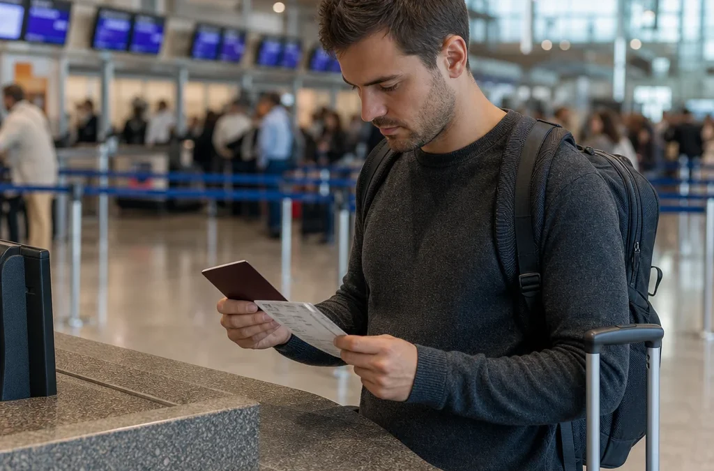 nome errado na passagem aérea - destacada