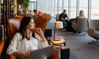 sala VIP no Aeroporto Santos Dumont - destacada