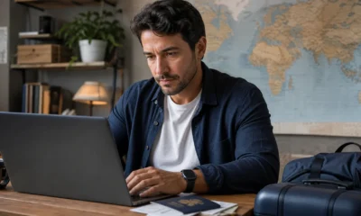 É seguro fornecer dados para vender milhas? Cuidados antes de negociar - Pessoa protegendo dados de uma conta de milhas em notebook