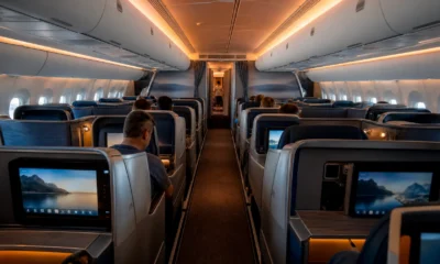 Voo Rio–Portugal estreia classe executiva com poltronas-cama e tela exclusiva