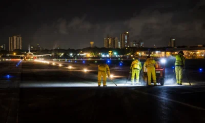 Pista do Aeroporto do Recife terá bloqueios noturnos por obras de manutenção