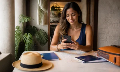 Pontos Livelo expiram? Como consultar a validade e evitar perdas - Pessoa consultando a validade dos pontos Livelo no celular enquanto planeja uma viagem