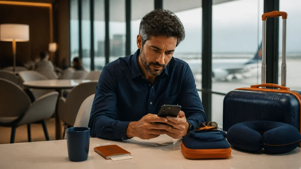 Posso vender milhas perto de vencer? Veja o que avaliar antes - Pessoa consultando milhas perto de vencer no celular