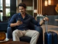 Reservar hotel agora e pagar depois: quando essa opção vale a pena - Viajante conferindo uma reserva de hotel com pagamento posterior