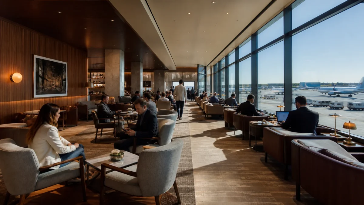 Nova lounge da Air France no JFK terá dimensões equivalentes a quase metade de um campo de futebol