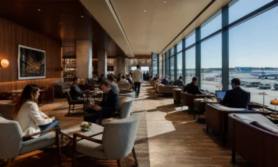 Nova lounge da Air France no JFK terá dimensões equivalentes a quase metade de um campo de futebol