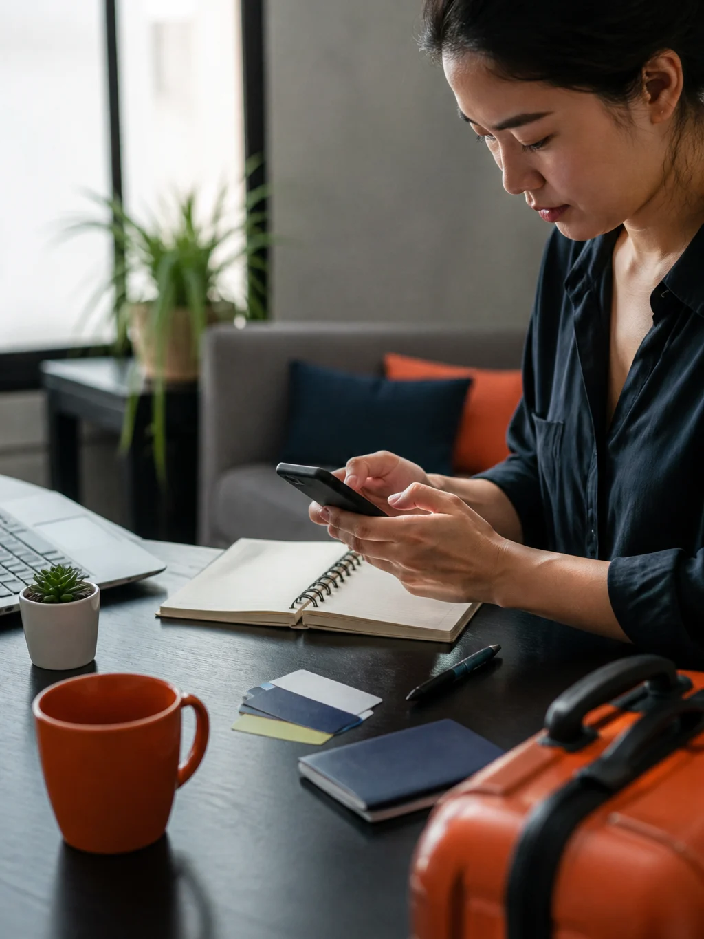 Vender pontos Livelo: entenda alternativas e cuidados antes da cotação - Pessoa comparando alternativas para vender pontos Livelo antes de uma viagem