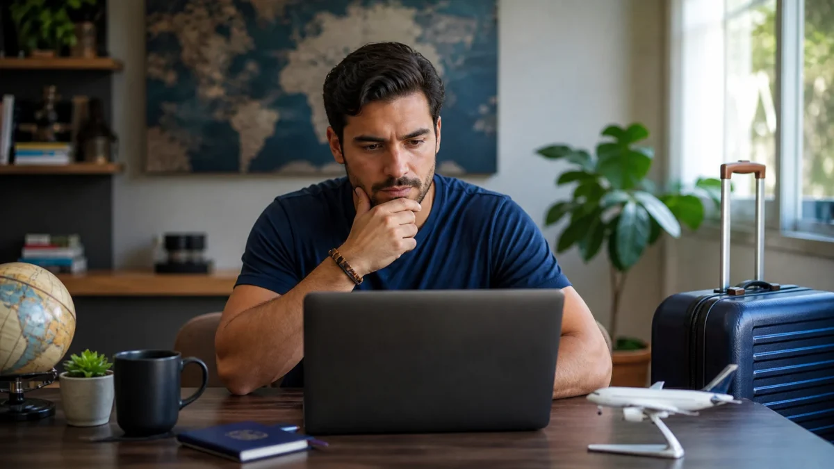 Como resgatar pontos Livelo e escolher o melhor uso para o saldo - Pessoa comparando opções para resgatar pontos Livelo em um notebook