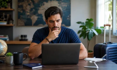 Como resgatar pontos Livelo e escolher o melhor uso para o saldo - Pessoa comparando opções para resgatar pontos Livelo em um notebook