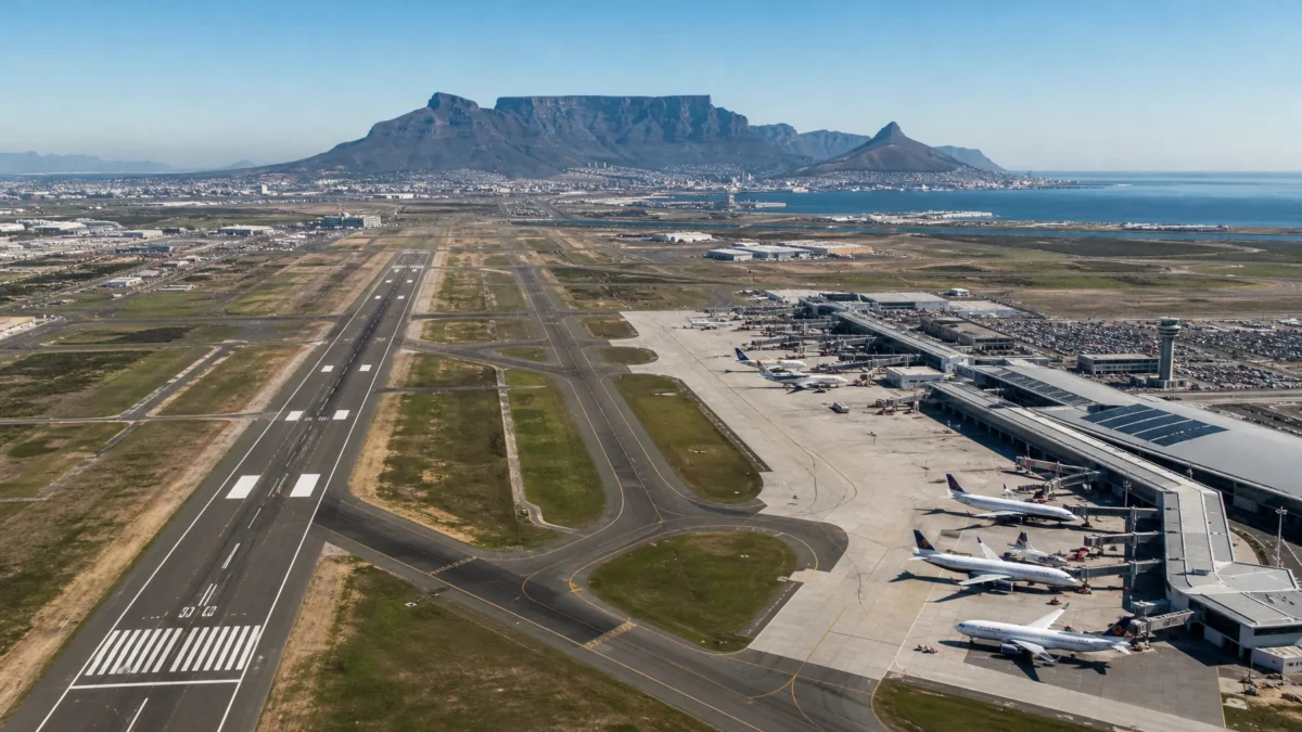 Novo aeroporto internacional promete ampliar rotas de longo curso na Cidade do Cabo
