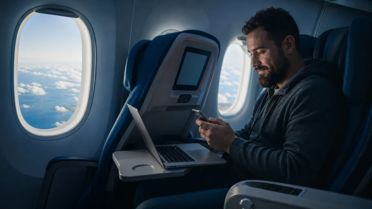 Passageiros da KLM terão internet ilimitada a bordo a partir de 2027